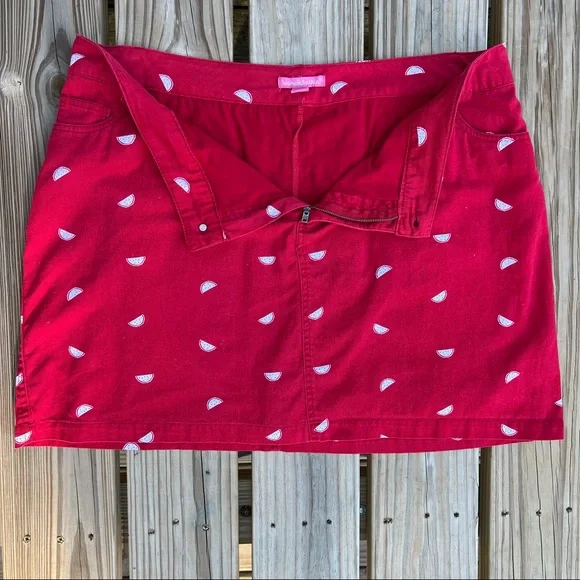 + Red Watermelon Slice Skort! VGUC! - Picture 4 of 11